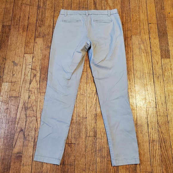 CLOSET CLOSING 7/31 Faded Glory Skinny Leg Khaki Chinos Size 4 - Picture 2 of 3